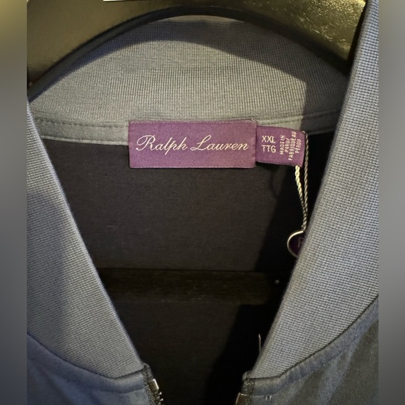 Ralph Lauren Purple Label Blue Zip-Up Jacket - Picture 2 of 3